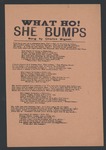 What Ho! She Bumps by Author Unknown