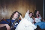 Dave Woolworth, no beard, on the couch by Kudzu Kings (Musical Group)