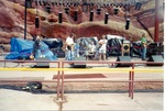 Red Rocks: sound check with tarps by Kudzu Kings (Musical Group)