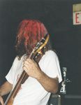 Dave Woolworth, bass guitar, side view by Kudzu Kings (Musical Group)