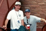 Two guys, backstage at Red Rocks by Kudzu Kings (Musical group)