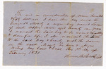 Bill of Sale of an Enslaved Person Named Tom by George H. Moseley
