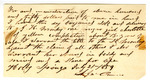 Bill of Sale of an Enslaved Person Named Charlotte by G. H. Moseley