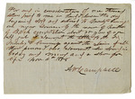 Bill of Sale of an Enslaved Person Named Martha by Cummings Moseley