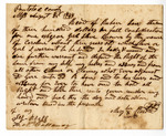 Bill of Sale of an Enslaved Person Named Caroline by Ruben Sans