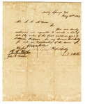 Authorization to Create a Bill of Sale of an Enslaved Person Named Sally by Sarah Ann Walker