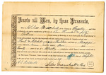 Bill of Sale of an Enslaved Person Named Ren by Mitchell Plant