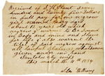 Bill of Sale of an Enslaved Person Named Mary by S. H. Plant