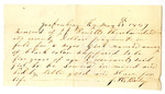 Bill of Sale of an Enslaved Person Named Nancy by J. J. Pruitt