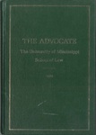 The Advocate by University of Mississippi. School of Law and Norman A. Mott III