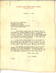 Letter from T. R. Fleming to Arthur P. Fillastre by T. R. Fleming