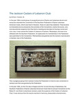 The Jackson Cedars of Lebanon Club