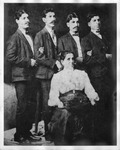 Commour Ellis and her four sons by Commour Ellis