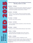 LED 2025 Schedule by University of Mississippi Libraries