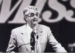 John Leslie speaking, image 001 by Author Unknown