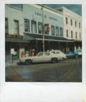 Exterior of Leslie Drugstore, image 001 by Author Unknown