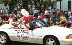 John and Elizabeth Leslie in a parade. by Author Unknown