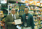 John Leslie presented with the Sam Walton American Hometown Leadership Award, image 003 by Author Unknown