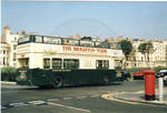 Double decker tour bus, Brighton, England, image 002 by Author Unknown