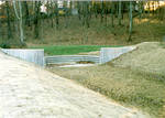 Metal retaining wall, image 001 by Author Unknown