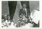 John Leslie at a dinner, image 001 by Author Unknown