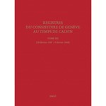 Registres du Consistoire de Genève au temps de Calvin, 1557; vol. XII