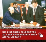 UM Libraries Celebrates 20 Year Partnership with AICPA Library by Royce Kurtz