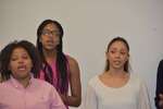 Singing students, horizontal. Three female students by Mississippi Alliance for Minority Participation