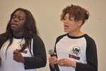 Close up of two female students singing, horizontal by Mississippi Alliance for Minority Participation