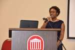 Female student at podium left, horizontal by Mississippi Alliance for Minority Participation