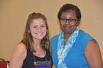 Laura Cline poses with Ms. Vinson, horizontal by Mississippi Alliance for Minority Participation