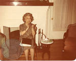 Series of photographs depicting League of Women Voters members at a party, scan 2 by Author Unknown