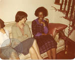 Series of photographs depicting League of Women Voters members at a party, scan 3 by Author Unknown