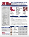 Ole Miss Game Notes MSU by Ole Miss Athletics. Men's Basketball
