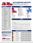 Ole Miss Game Notes Kentucky by Ole Miss Athletics. Men's Basketball