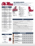 Ole Miss Game Notes UMass by Ole Miss Athletics. Men's Basketball