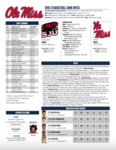 Ole Miss Game Notes Saint Joseph's by Ole Miss Athletics. Men's Basketball