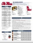 Ole Miss Game Notes Missouri by Ole Miss Athletics. Men's Basketball