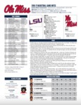 Ole Miss Game Notes LSU by Ole Miss Athletics. Men's Basketball