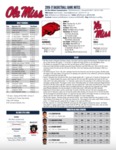 Ole Miss Game Notes Arkansas by Ole Miss Athletics. Men's Basketball