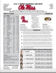 Ole Miss Game Notes WBB at Missouri by Ole Miss Athletics. Women's Basketball