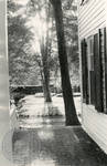 View off of front porch at Rowan Oak by Edwin E. Meek