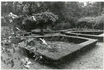 Formal garden area at Rowan Oak by Edwin E. Meek
