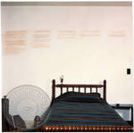 Study at Rowan Oak with bed and writing for "A Fable" on wall: Image 1 by Edwin E. Meek