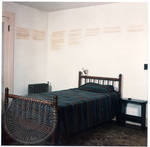 Study at Rowan Oak with bed and writing for "A Fable" on wall: Image 2 by Edwin E. Meek