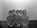 Group of women on campus: Image 1 by Edwin E. Meek