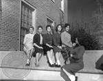 Group of women on campus: Image 6 by Edwin E. Meek
