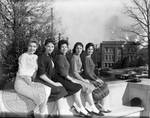 Group of women on campus: Image 7 by Edwin E. Meek