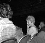 Audience laughing at Bob Hope show by Edwin E. Meek