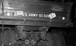 Rebel flag, bumper stickers on army truck: Image 2 by Edwin E. Meek